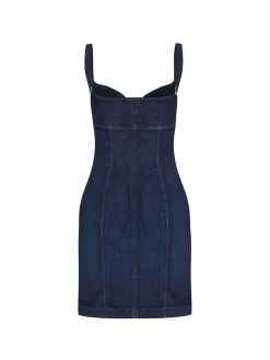 ABITO DONNA - GUESS APPAREL BLU - W6RK95 D6881