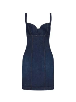 ABITO DONNA - GUESS APPAREL BLU - W6RK95 D6881