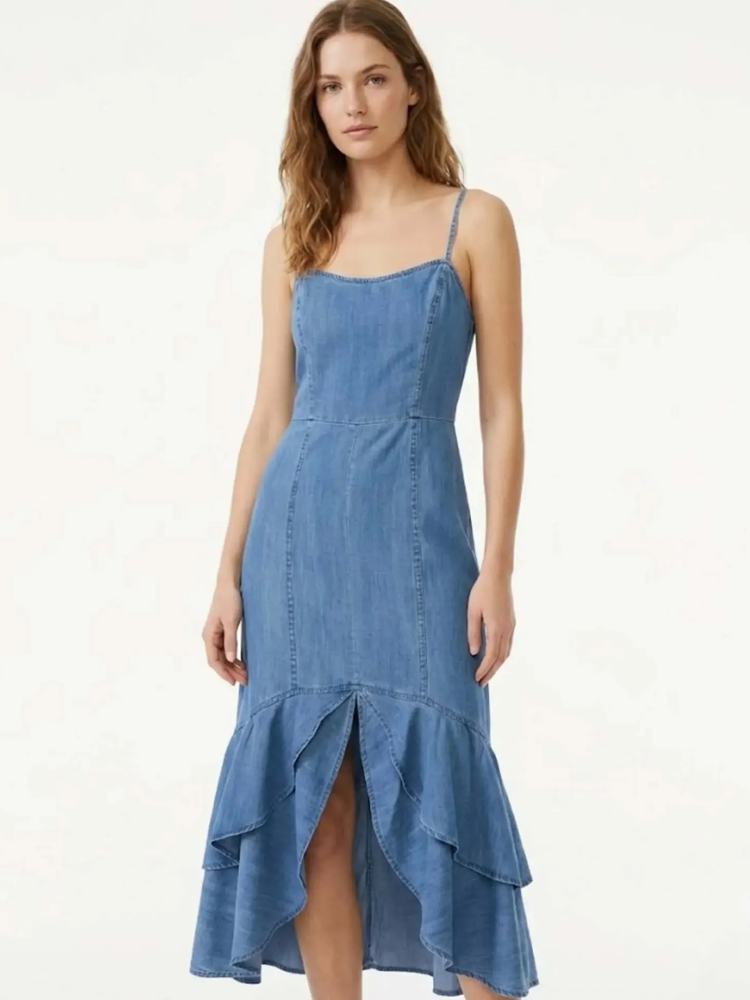 ABITO DONNA - GUESS APPAREL BLU - W6GK89 D0908