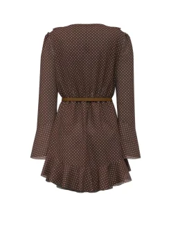 ABITO DONNA - GUESS APPAREL MARRONE - W6YK35 W2959