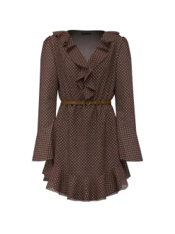 ABITO DONNA - GUESS APPAREL MARRONE - W6YK35 W2959