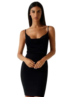 ABITO DONNA - GUESS APPAREL NERO - W6GK83 Z0686