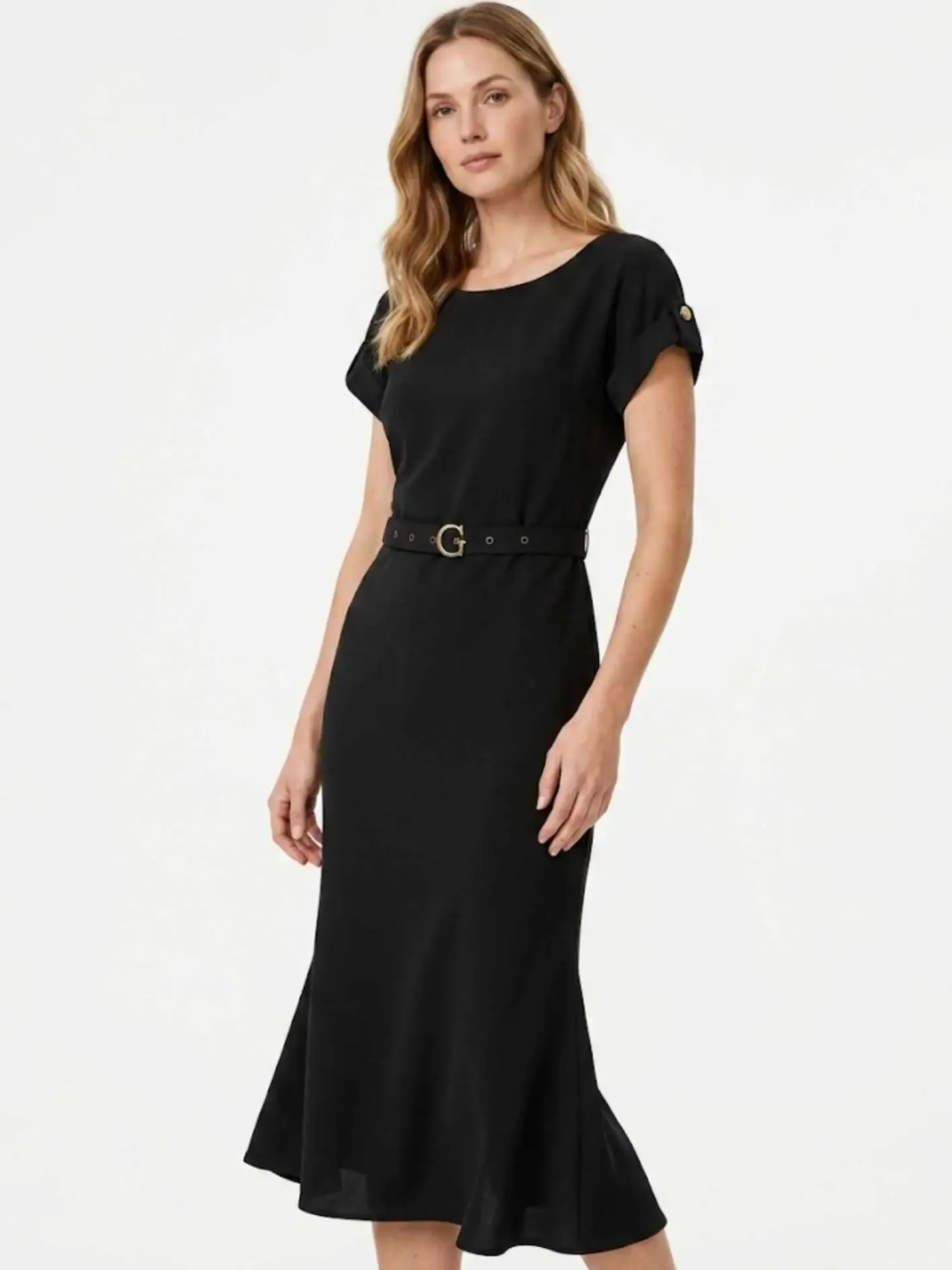 ABITO DONNA - GUESS APPAREL NERO - W6GK50 W1950