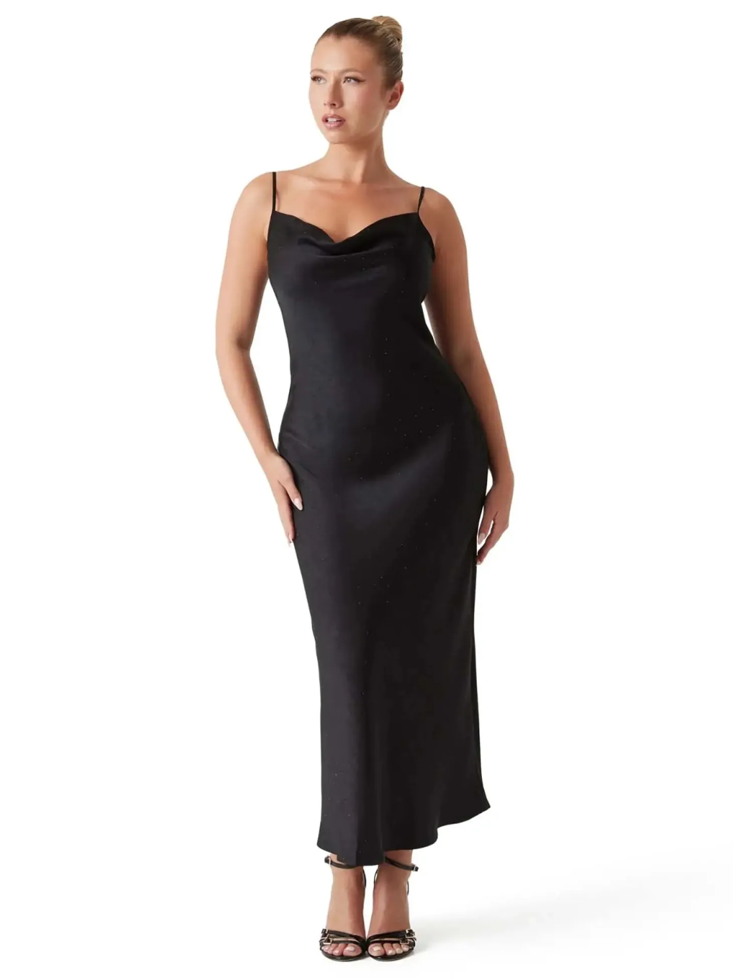 ABITO DONNA - GUESS APPAREL NERO - W6RK50 WJ732
