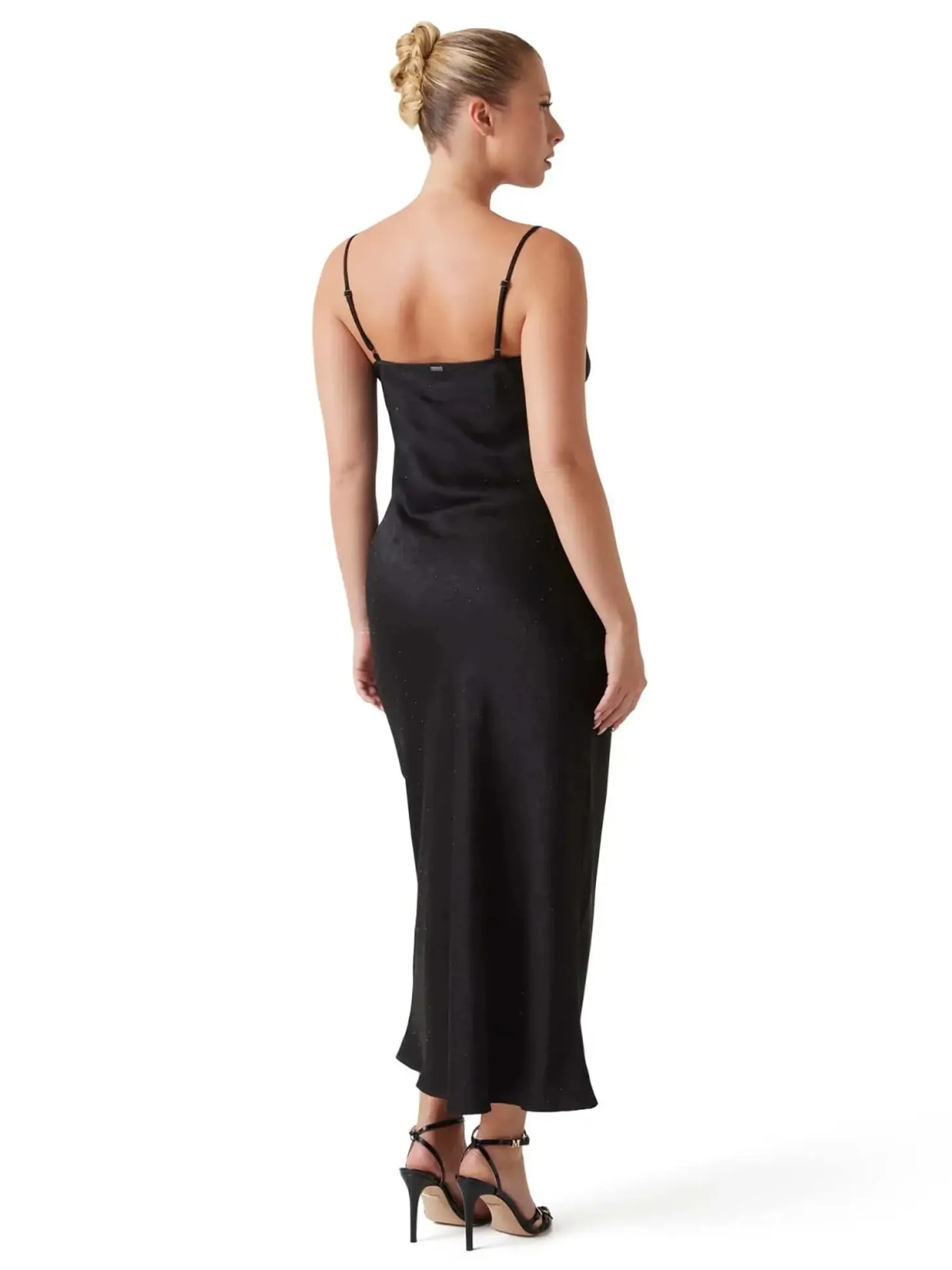 ABITO DONNA - GUESS APPAREL NERO - W6RK50 WJ732