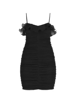 ABITO DONNA - GUESS APPAREL NERO - W6RK80 WI342