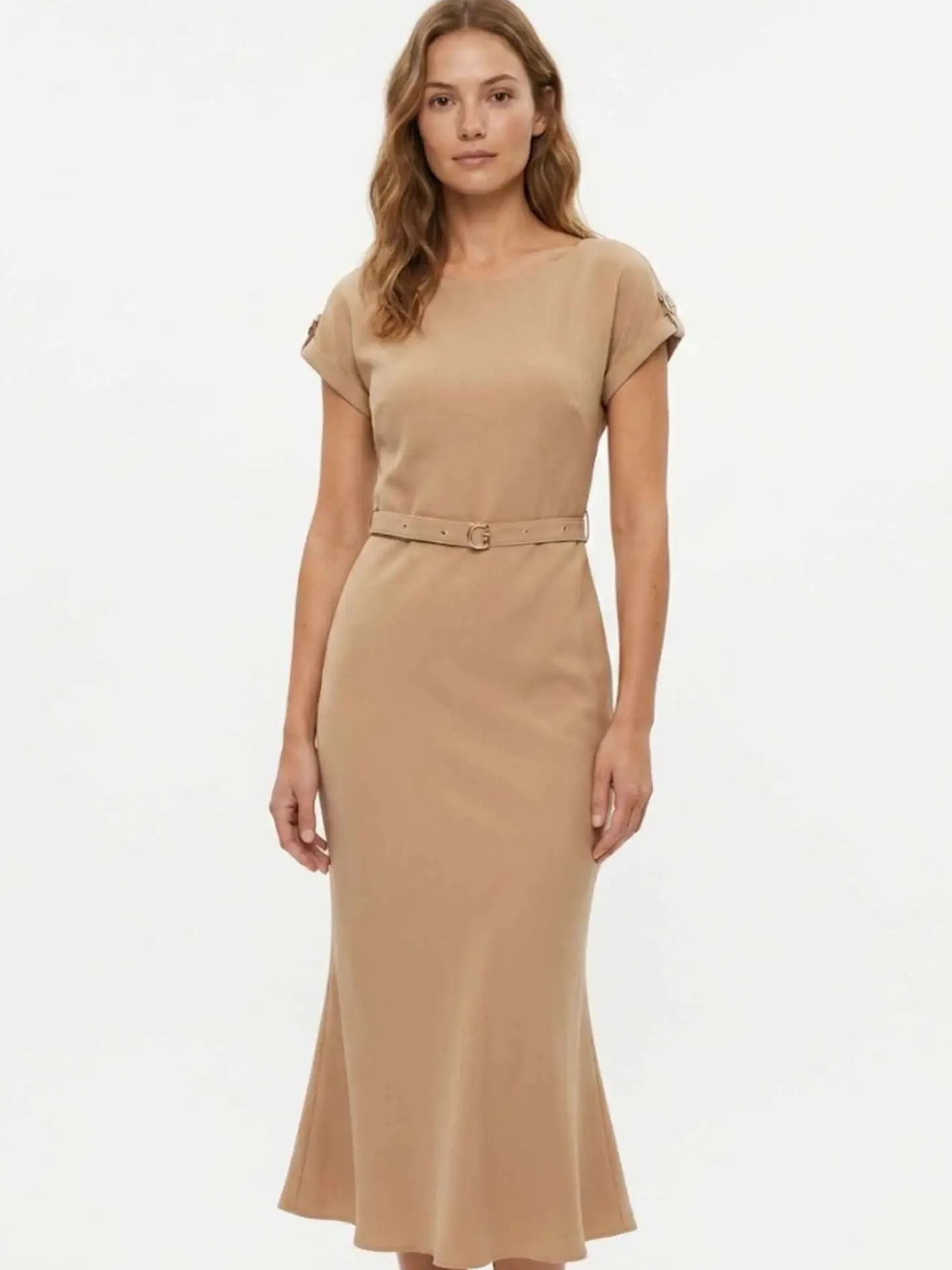 ABITO DONNA - GUESS APPAREL SABBIA - W6GK50 W1950