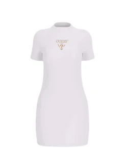 ABITO DONNA - GUESS ATHLEISURE BIANCO - V4YK02 KCDH1