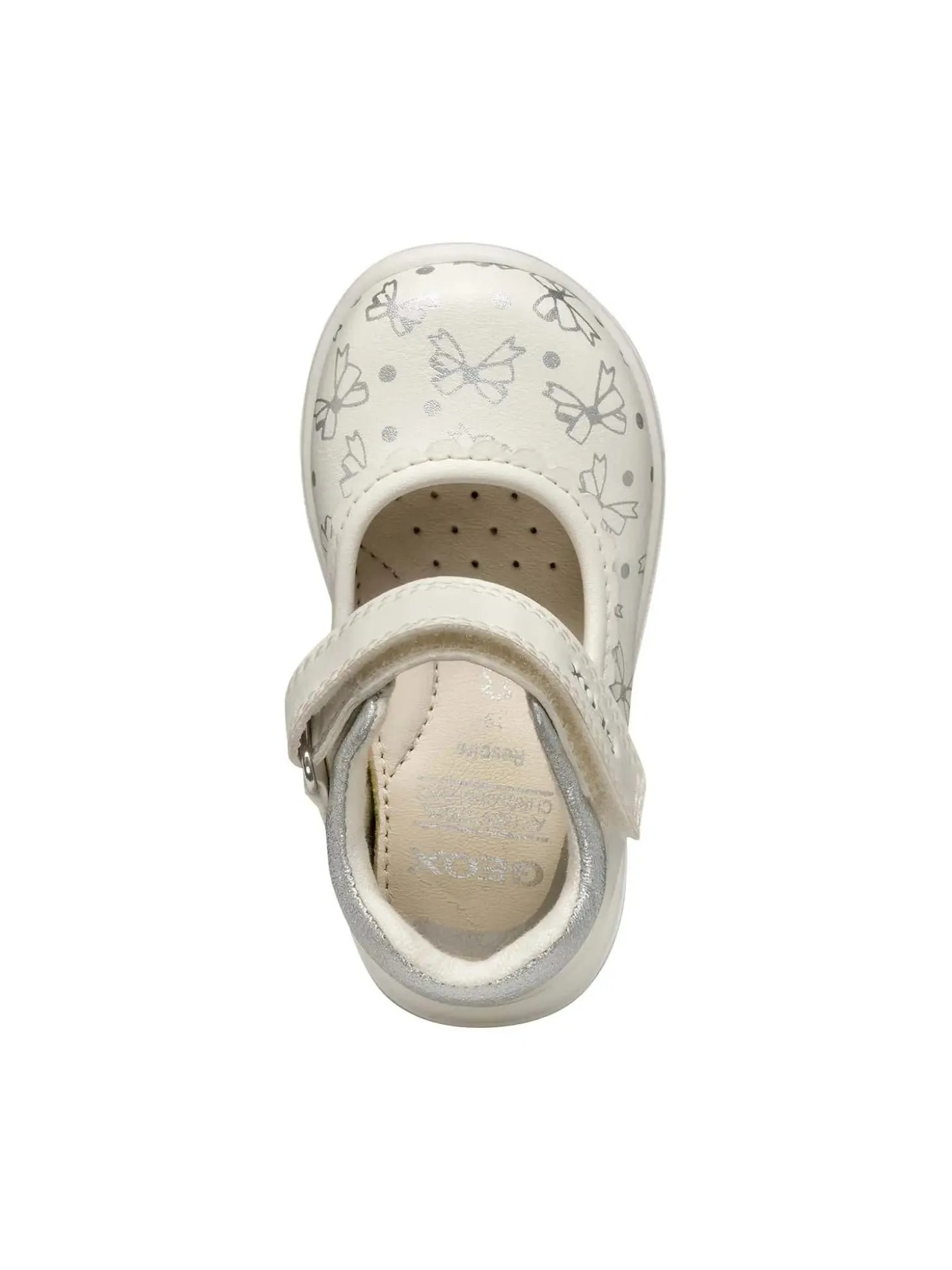 BALLERINA BAMBINA - GEOX BIANCO-ARGENTO - B556DB 054AJ