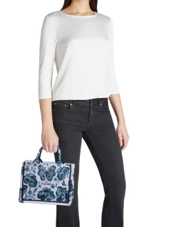 BORSA A MANO DONNA - BRACCIALINI BLU - B18920-TY