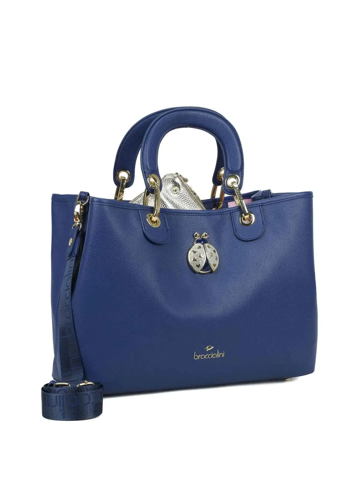 BORSA A MANO DONNA - BRACCIALINI BLU - B18850-YY
