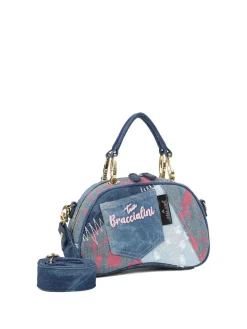 BORSA A MANO DONNA - BRACCIALINI BLU - B19116-TY