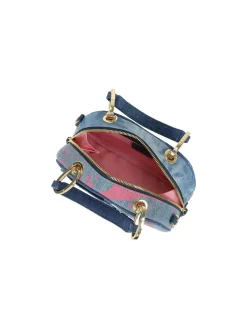 BORSA A MANO DONNA - BRACCIALINI BLU - B19116-TY