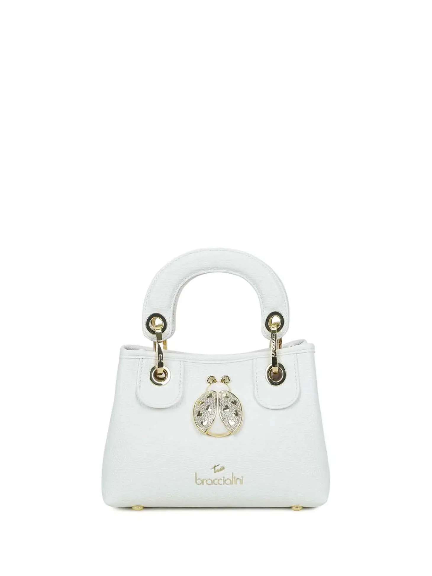 BORSA A MANO DONNA - BRACCIALINI BIANCO - B18852-YY