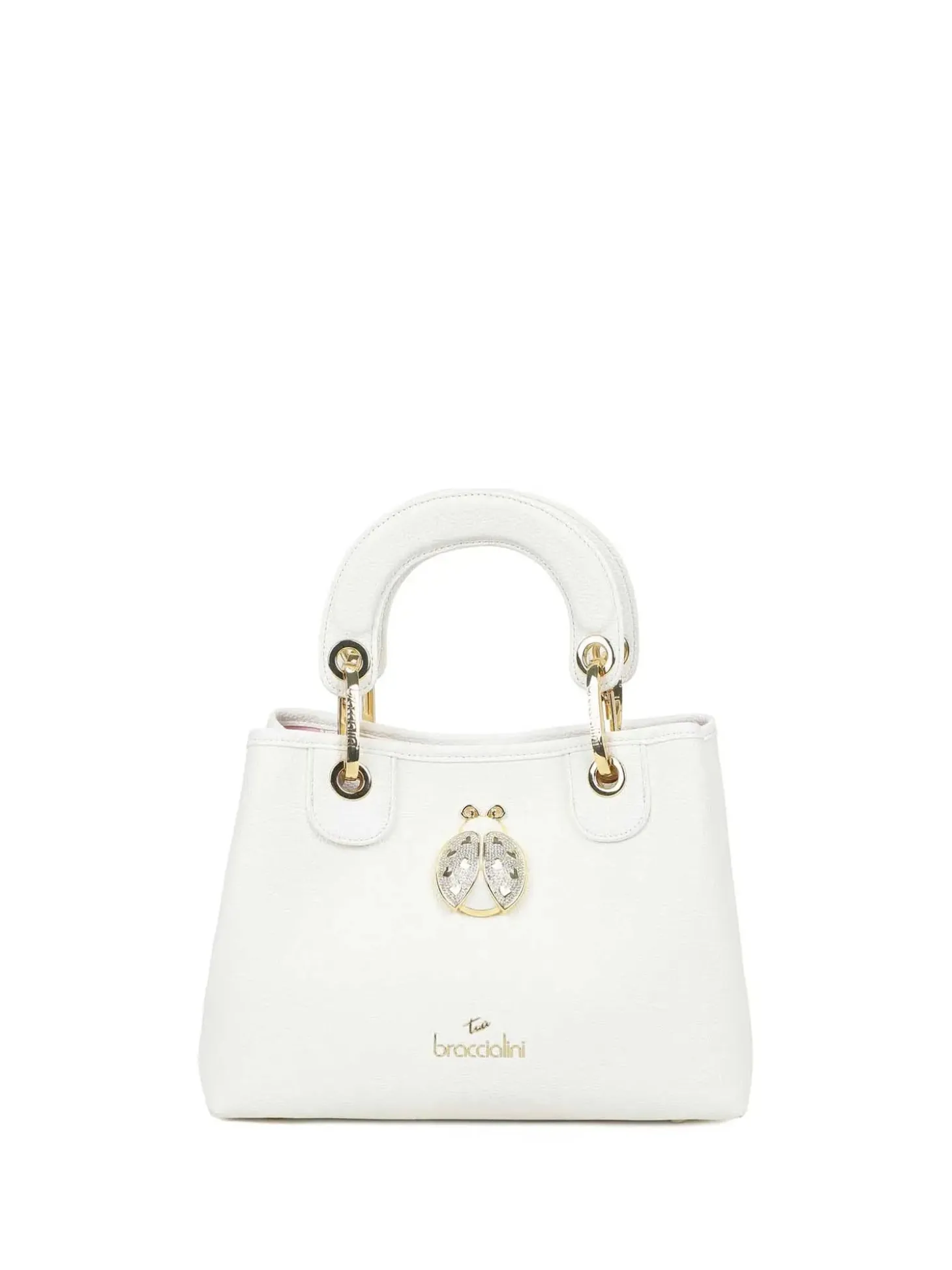 BORSA A MANO DONNA - BRACCIALINI BIANCO - B18851-YY