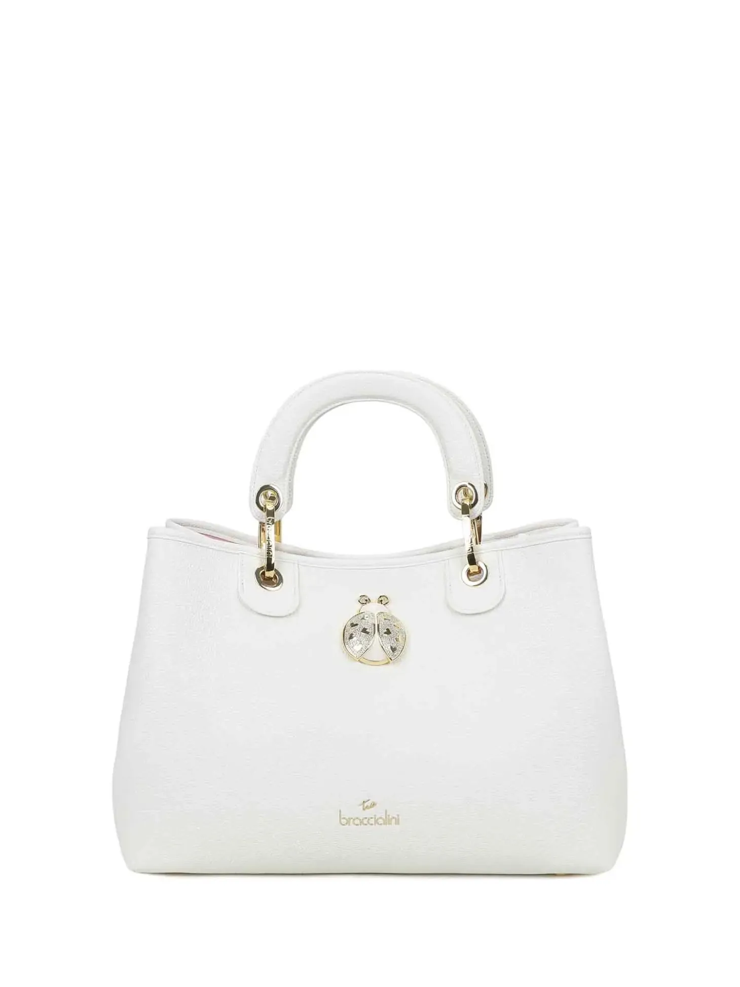 BORSA A MANO DONNA - BRACCIALINI BIANCO - B18850-YY