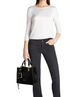 BORSA A MANO DONNA - BRACCIALINI NERO - B18841-YY