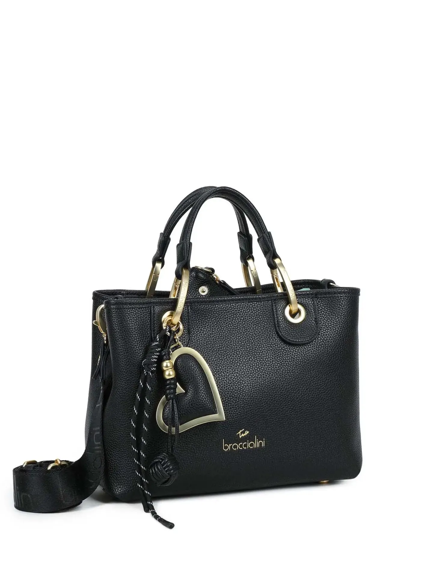 BORSA A MANO DONNA - BRACCIALINI NERO - B18841-YY