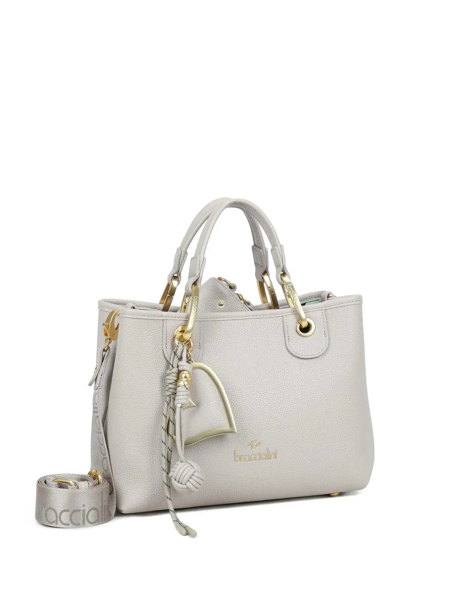 BORSA A MANO DONNA - BRACCIALINI GRIGIO - B18841-YY