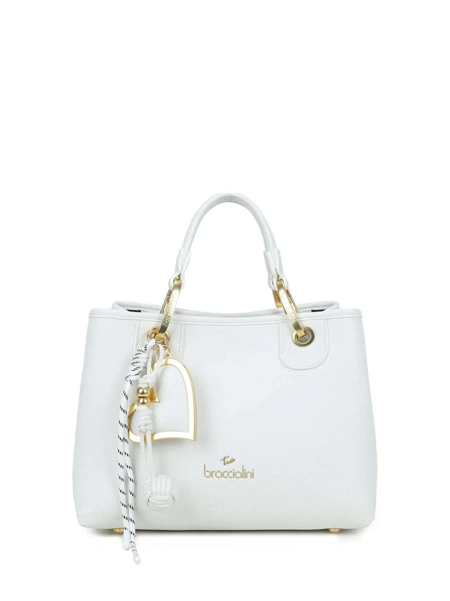 BORSA A MANO DONNA - BRACCIALINI BIANCO - B18841-YY