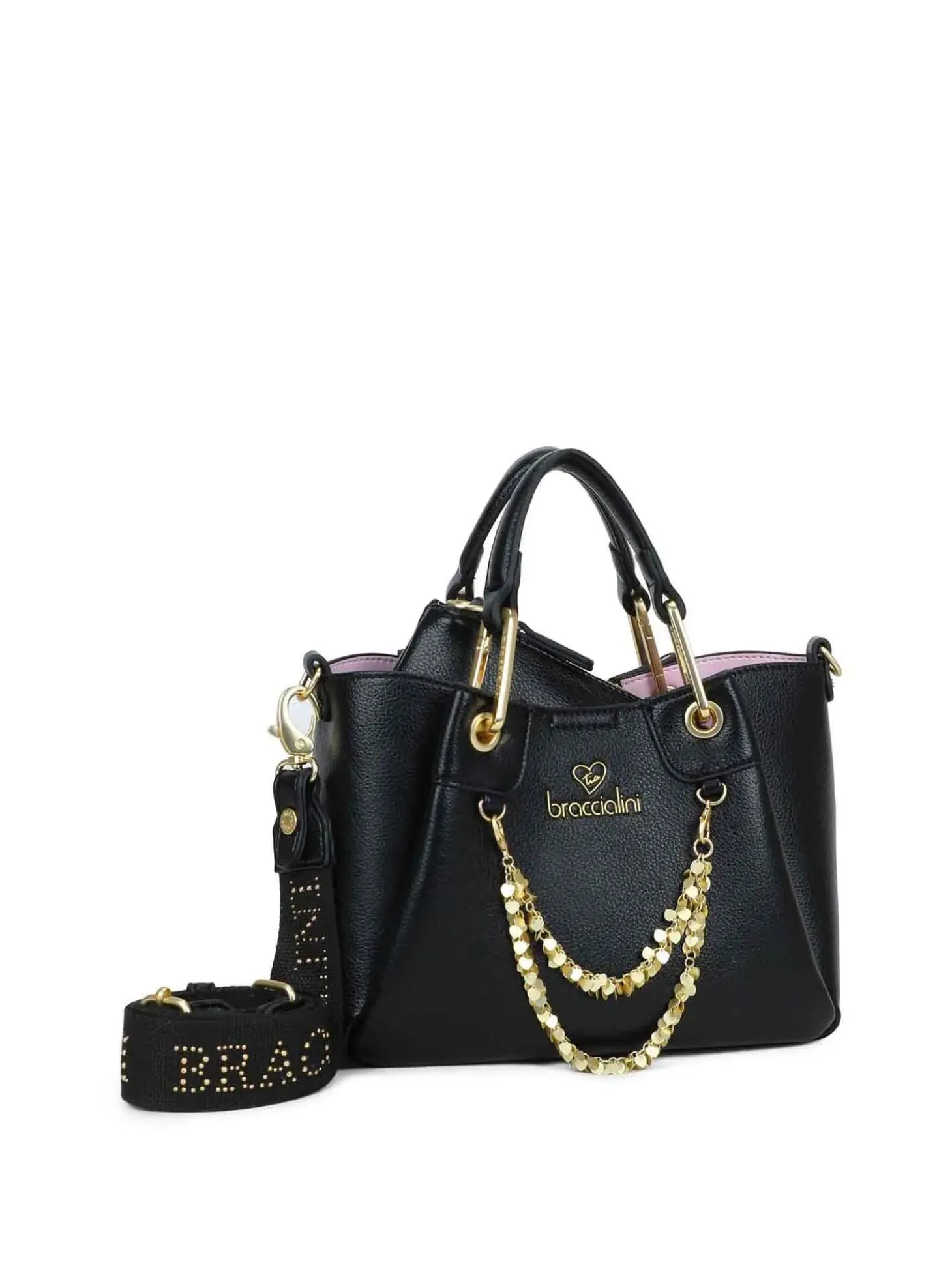 BORSA A MANO DONNA - BRACCIALINI NERO - B18810-YY