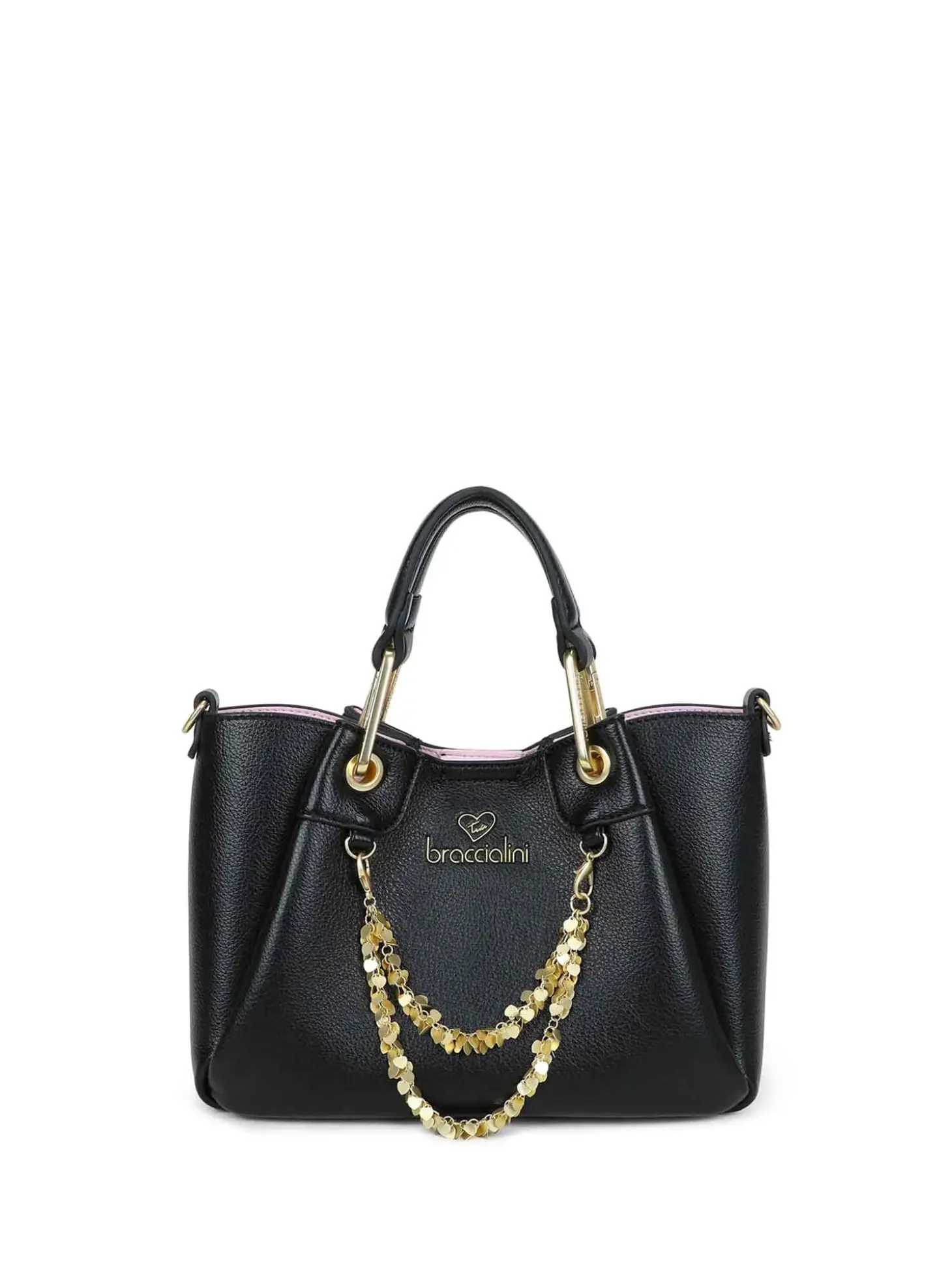 BORSA A MANO DONNA - BRACCIALINI NERO - B18810-YY