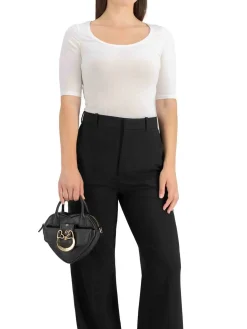 BORSA A MANO DONNA - BRACCIALINI NERO - B19327-PP