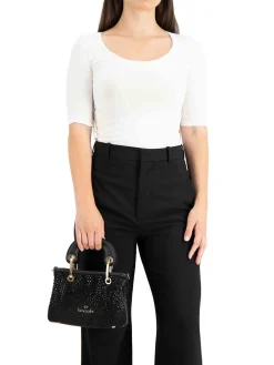 BORSA A MANO DONNA - BRACCIALINI NERO - B19242-YY