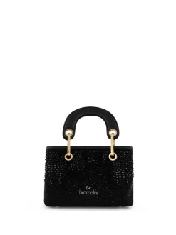 BORSA A MANO DONNA - BRACCIALINI NERO - B19242-YY