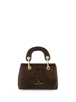 BORSA A MANO DONNA - BRACCIALINI MARRONE - B19242-YY
