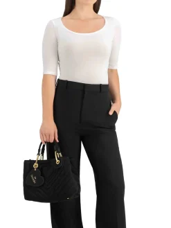 BORSA A MANO DONNA - BRACCIALINI NERO - B19251-YY