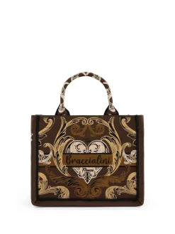 BORSA A MANO DONNA - BRACCIALINI MARRONE - B19281-TY