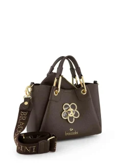 BORSA A MANO DONNA - BRACCIALINI MARRONE - B19210-YY