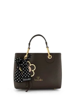 BORSA A MANO DONNA - BRACCIALINI MARRONE - B19221-YY