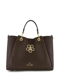 BORSA A MANO DONNA - BRACCIALINI MARRONE - B19212-YY