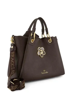 BORSA A MANO DONNA - BRACCIALINI MARRONE - B19212-YY
