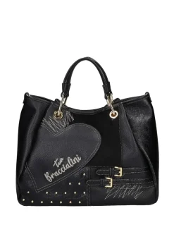 BORSA A MANO DONNA - BRACCIALINI NERO - B19202-YY