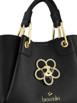 BORSA A MANO DONNA - BRACCIALINI NERO - B19210-YY