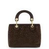 BORSA A MANO DONNA - BRACCIALINI MARRONE - B19241-YY