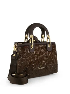 BORSA A MANO DONNA - BRACCIALINI MARRONE - B19241-YY
