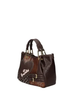 BORSA A MANO DONNA - BRACCIALINI MARRONE - B19200-YY