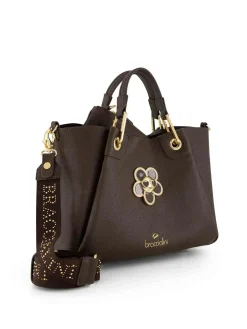 BORSA A MANO DONNA - BRACCIALINI MARRONE - B19211-YY