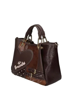BORSA A MANO DONNA - BRACCIALINI MARRONE - B19201-YY
