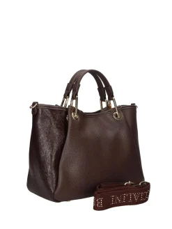 BORSA A MANO DONNA - BRACCIALINI MARRONE - B19201-YY