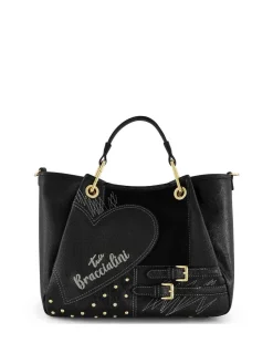 BORSA A MANO DONNA - BRACCIALINI NERO - B19201-YY