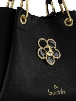 BORSA A MANO DONNA - BRACCIALINI NERO - B19211-YY