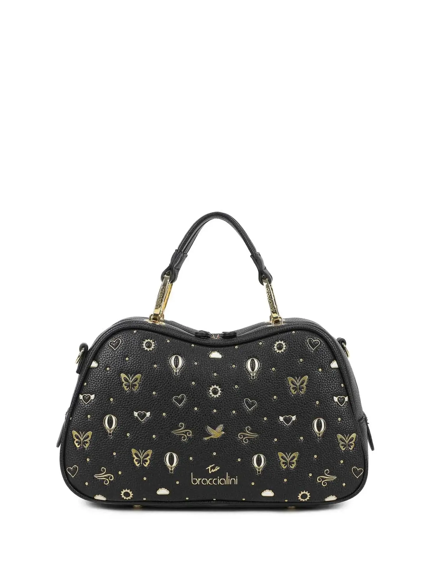 BORSA A MANO DONNA - BRACCIALINI NERO - B19113-YY
