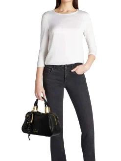 BORSA A MANO DONNA - BRACCIALINI NERO - B19111-YY