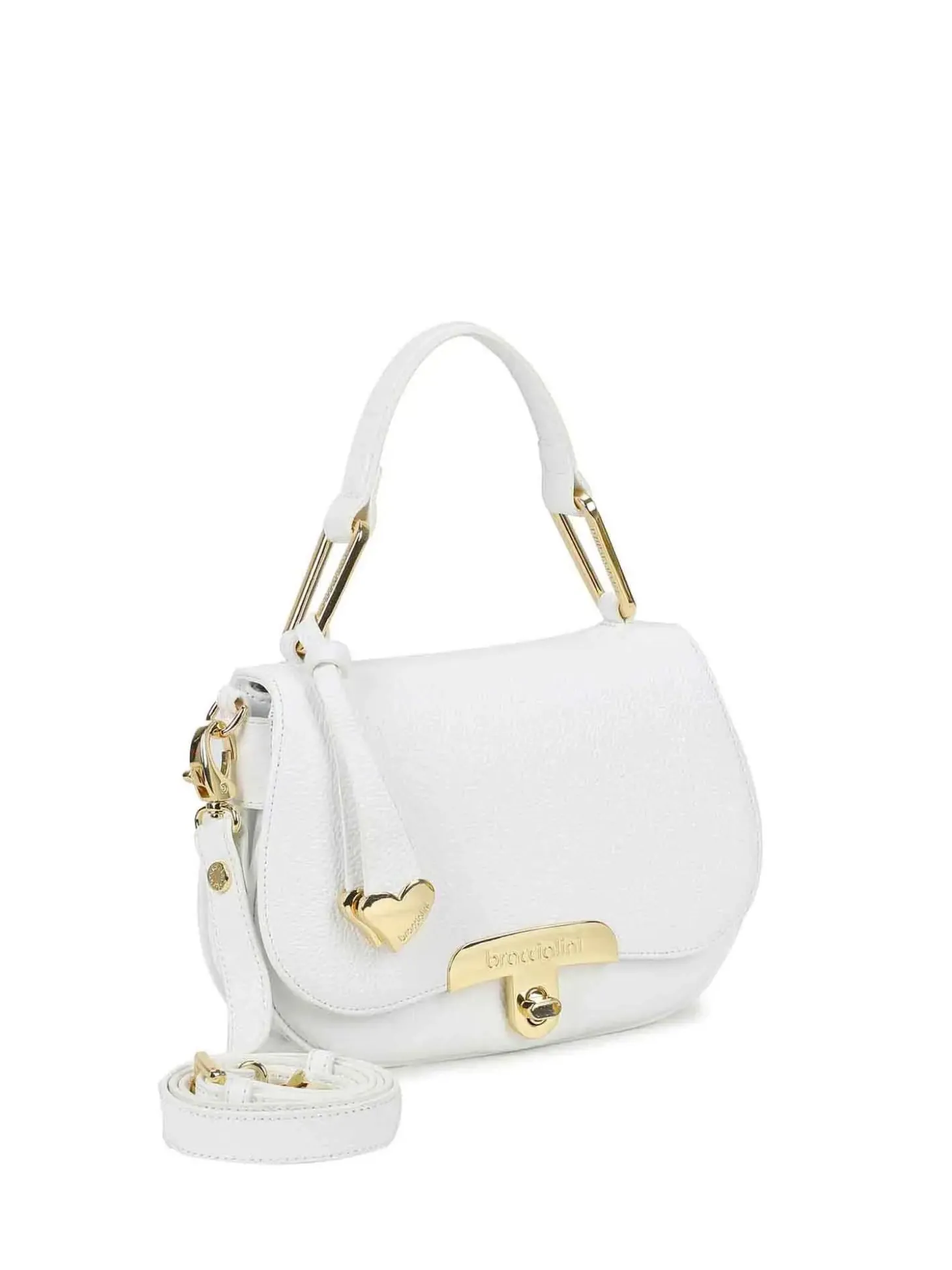 BORSA A MANO DONNA - BRACCIALINI BIANCO - B19010-PP