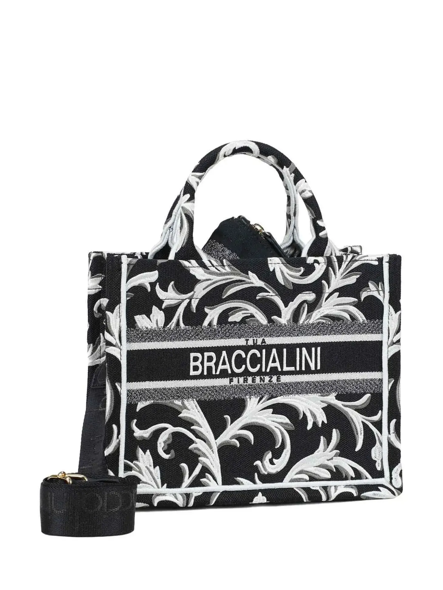 BORSA A MANO DONNA - BRACCIALINI NERO - B18920-TY